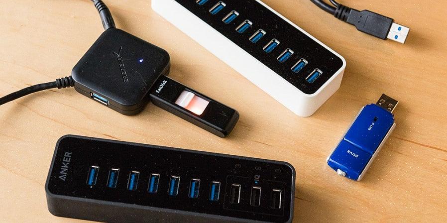 E isso será feito simultaneamente com todos os dispositivos USB conectados ao hub USB