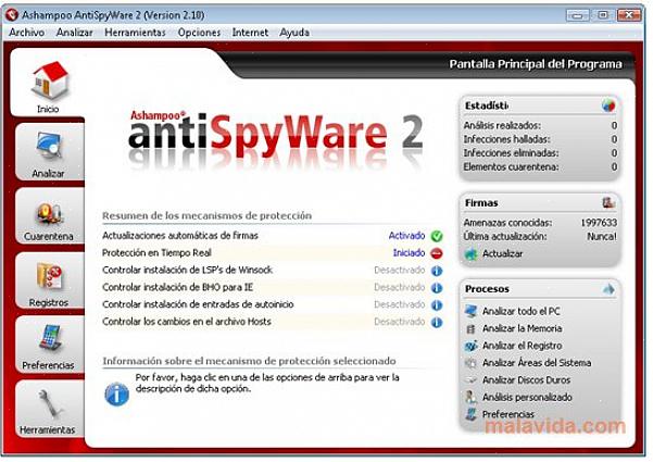Eu recomendo que você use o bot Antispyware - você pode baixá-lo gratuitamente