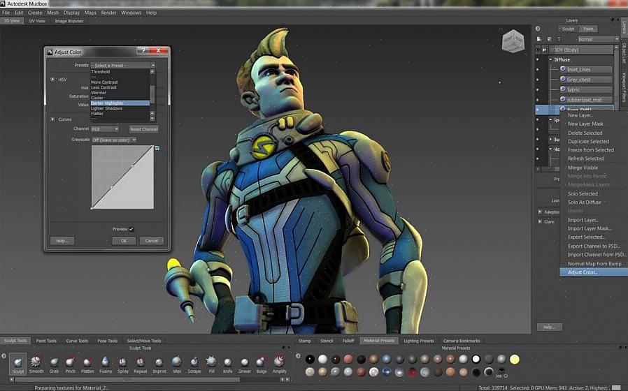 É comparável a programas comerciais como 3D MAX studio