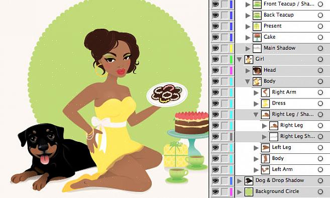 Artistas gráficos usam o Adobe Illustrator para criar imagens vetoriais para vários ambientes