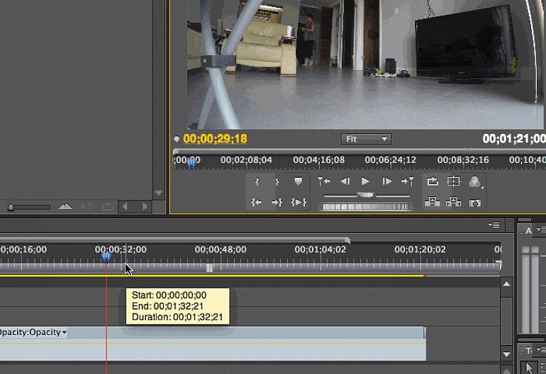 Ao usar o software Adobe Premiere Pro