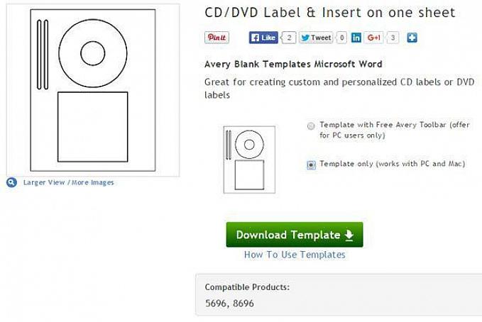Embora você provavelmente possa criar seu próprio modelo de etiqueta de CD usando Adobe Photoshop
