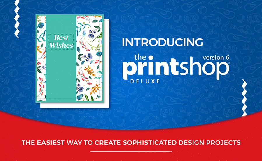 Use os modelos do Print Shop Deluxe