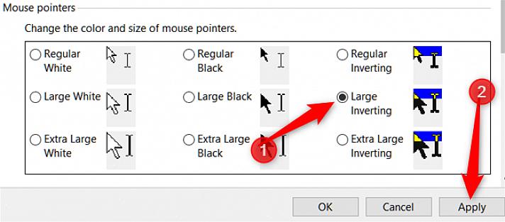 Sua imagem deve aparecer como o cursor do mouse depois de clicar no ícone aplicar