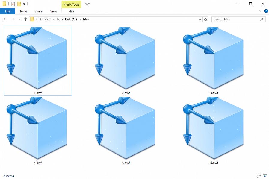 O arquivo de extensão DWF é idealmente visualizado no software AutoDesk