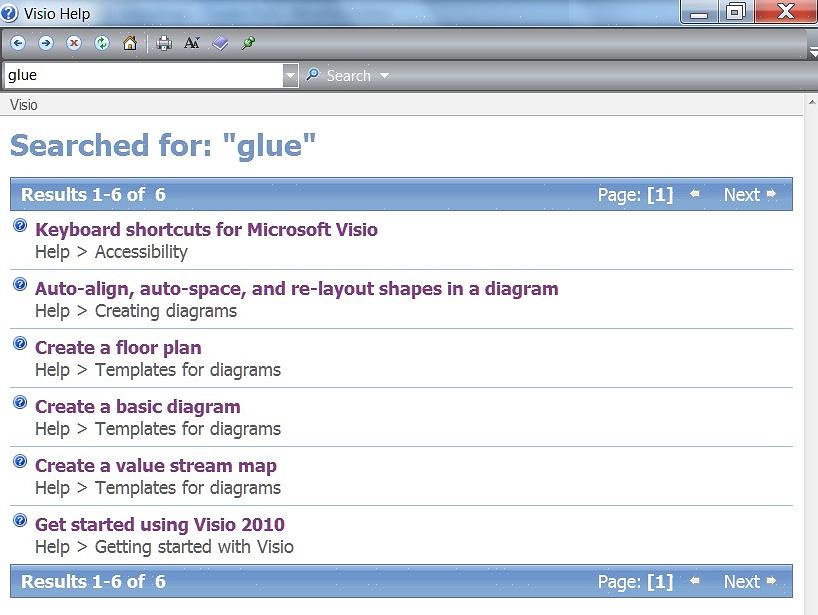 Abaixo está uma lista de dicas que podem ajudá-lo a usar a Ajuda do Microsoft Visio