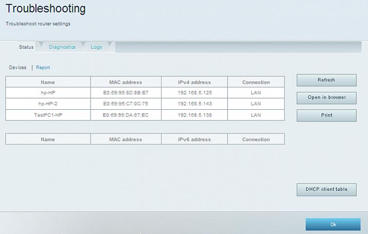 Conecte o cabo LAN do computador diretamente ao modem