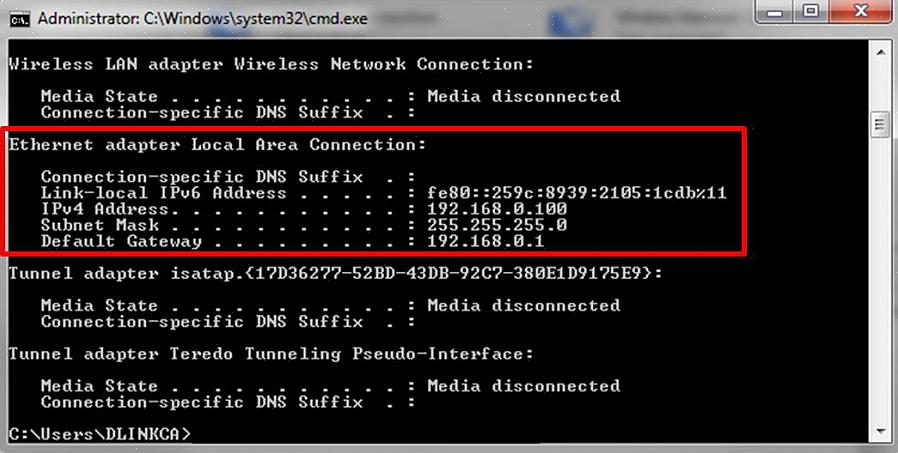 Cada dispositivo tem seu próprio endereço IP para que possa se conectar facilmente a outro dispositivo