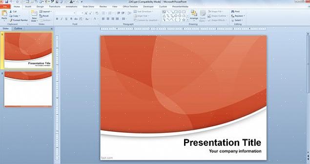Isso é difícil de fazer se você não escolher o modelo certo para sua apresentação do PowerPoint