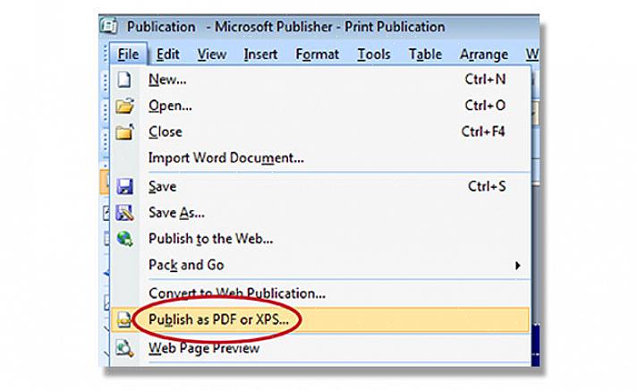 Aqui estão as etapas que você precisa seguir para converter um arquivo do Microsoft Publisher