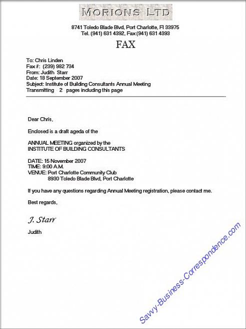Você pode criar uma carta de apresentação de fax para acompanhar os documentos que está enviando