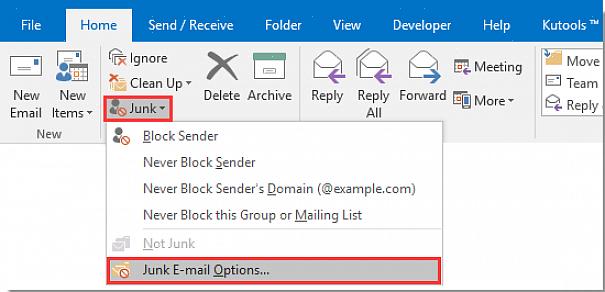 A instalação de filtros de bloqueio de spam do Outlook ainda é necessária para garantir que sua caixa