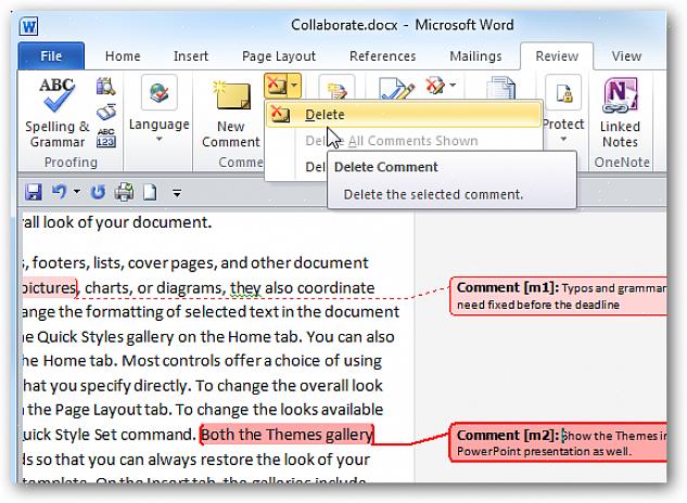 A caixa de comentários é apenas um dos muitos recursos oferecidos pelo Microsoft Word para revisar