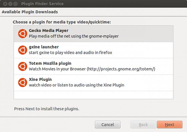 O plugin fique disponível após a reinicialização do Firefox