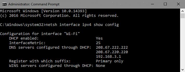 O novo endereço IP seguido pelo valor da máscara de rede para que sua linha de comando tenha a seguinte