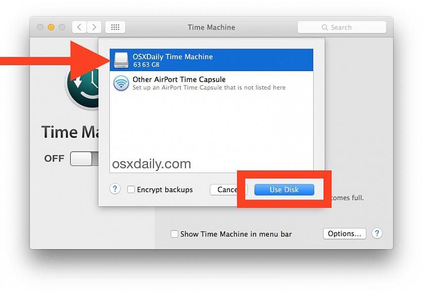 Determine quanto espaço você precisa no disco rígido externo para fazer backup de seus arquivos do iMac