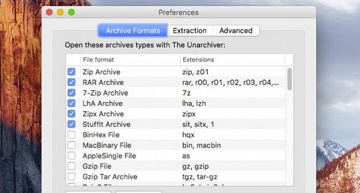 A seguir estão as etapas sobre como usar o Stuffit para compactar vários arquivos Mac
