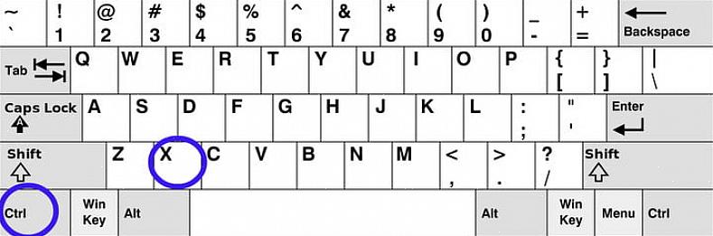 Um conjunto especialmente útil de atalhos de teclado ao trabalhar com texto ou dados são os comandos Copiar