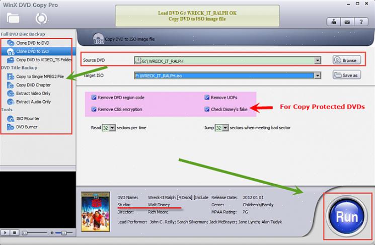 Você não pode copiar DVDs sem um software de cópia de DVD