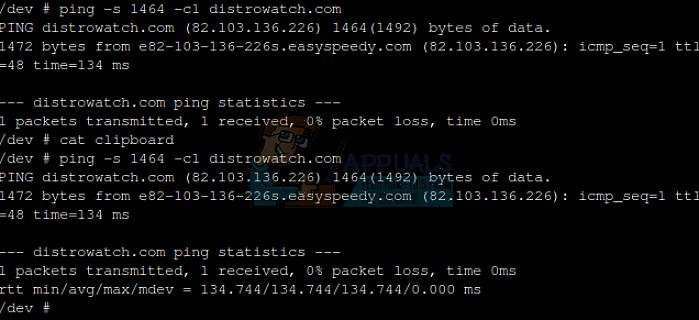 O teste MTU Dos ping ajudará você a determinar as configurações de MTU ideais para o seu computador