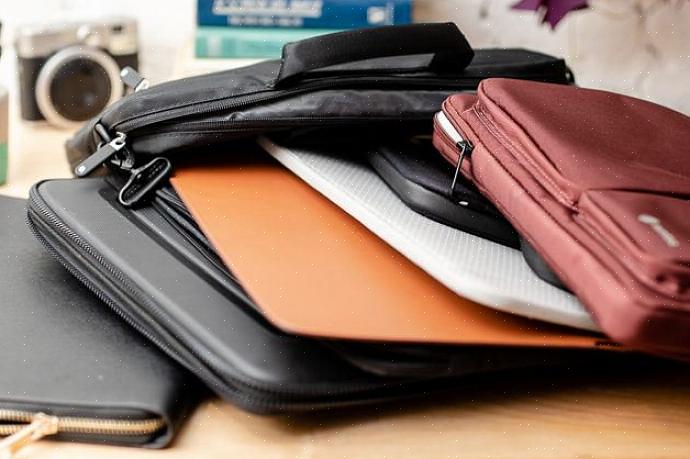 As bolsas de transporte para laptop vêm em diferentes tipos