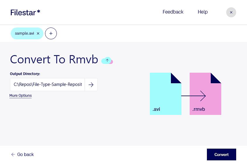 Os arquivos AVI são convertidos para o formato RMVB