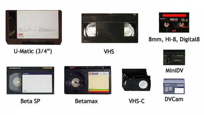 Onde fitas cassete VHS tiveram sucesso no final