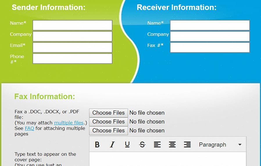 Recursos adicionais fornecidos por empresas de serviço de fax para e-mail