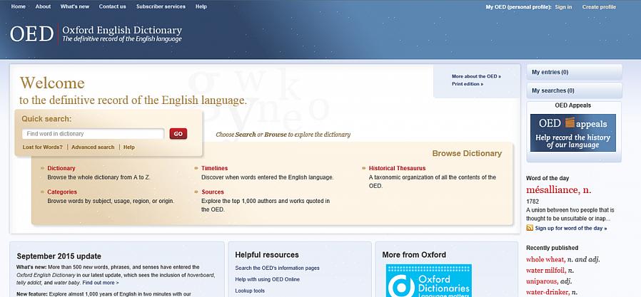Encontre um dicionário de idioma online e use-o
