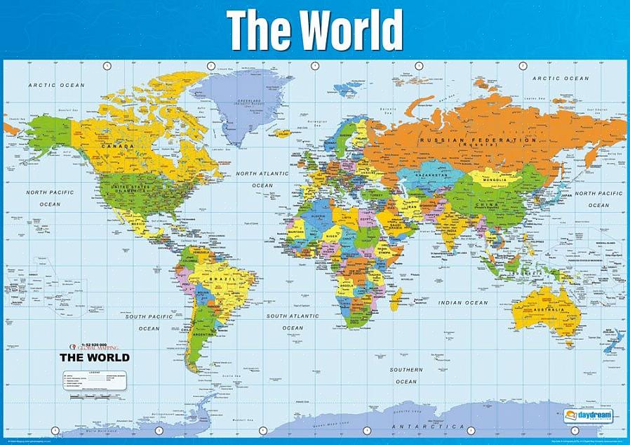 Existem mapas mundiais