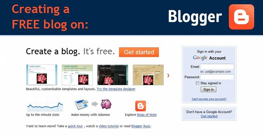Existem vários sites excelentes na web onde você pode começar um blog gratuitamente