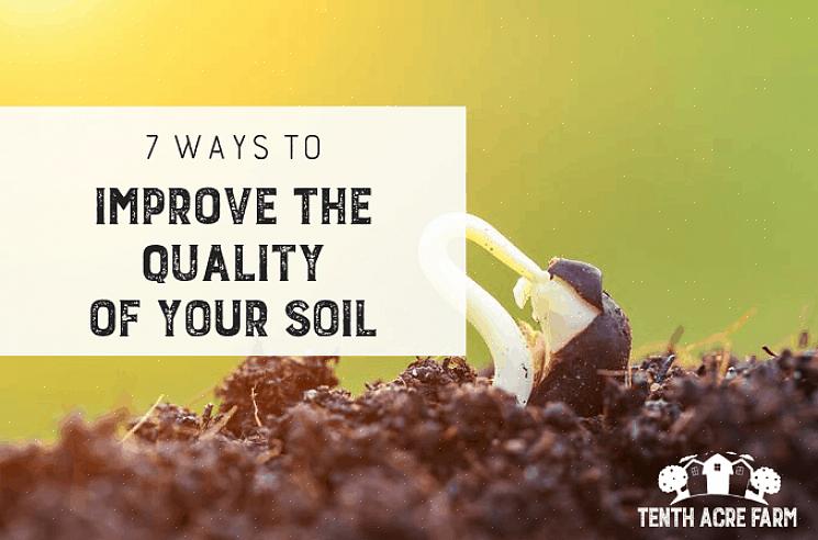 Ter o solo do seu jardim para sustentar um novo conjunto de plantas ou safra pelo menos semestralmente
