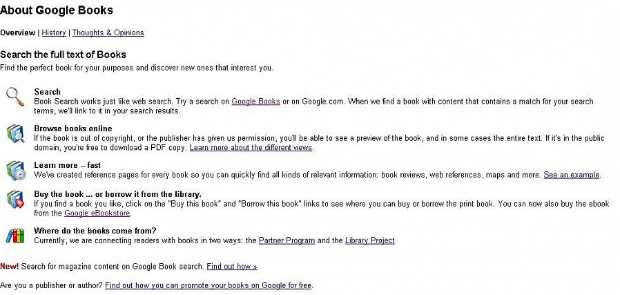 No site de livros do Google