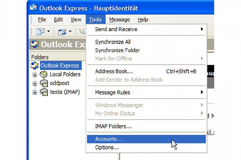 Recuperar e-mails de sua conta do Gmail a partir do Microsoft Outlook Express Client