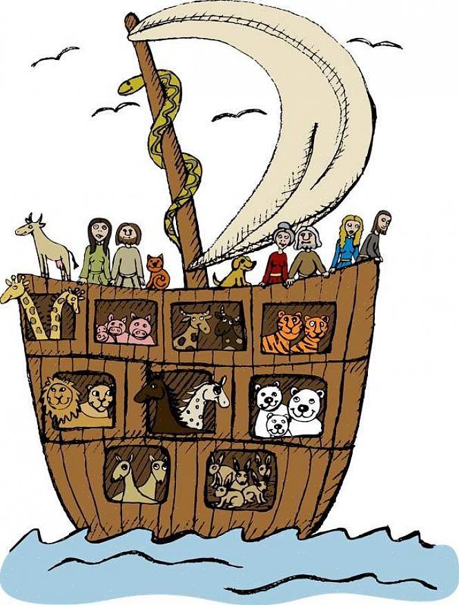 Você pode pesquisar uma versão online interativa da arca de Noé no YouTube ou Google