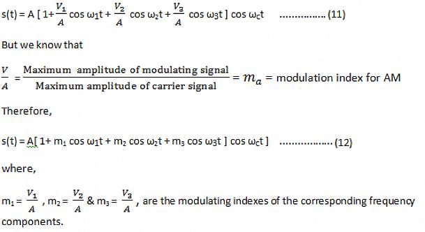Se quiser calcular a modulação de amplitude para um determinado sinal de som