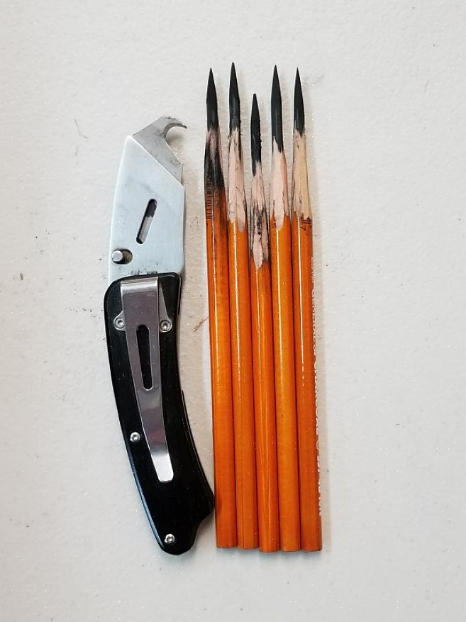 Os lápis são usados em uma variedade de aplicações