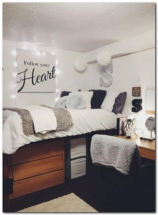 Decorar o dormitório juntos pode ser uma ótima experiência de união para você
