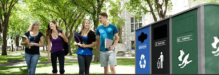 A fase inicial de iniciar um programa de reciclagem no campus será sobre pesquisa
