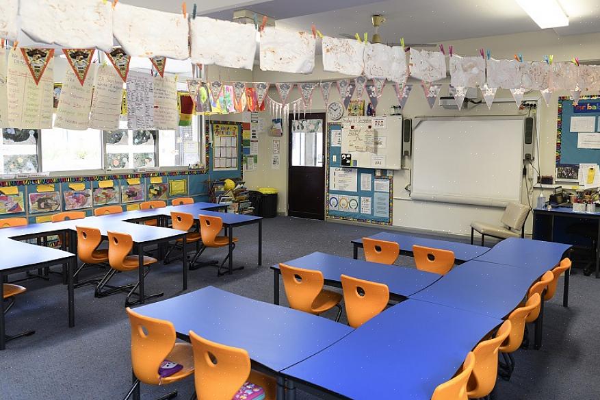 Deixe uma sala de aula bem decorada