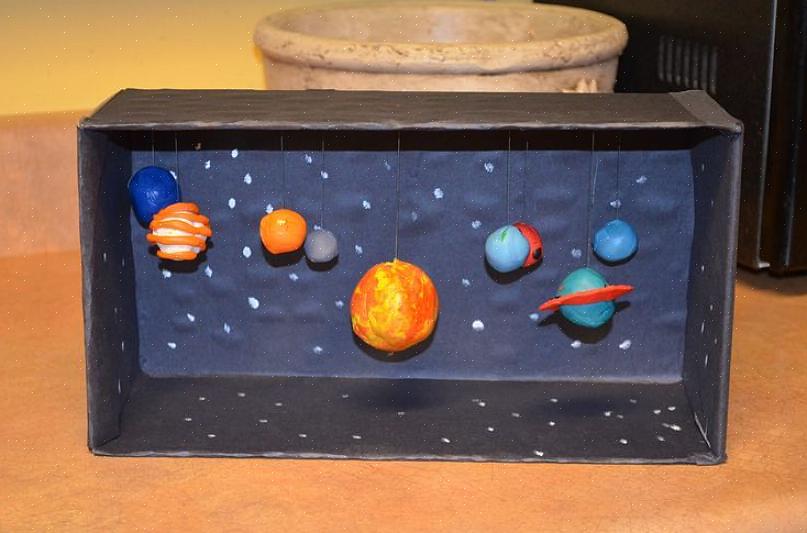 Para ser capaz de fazer um diorama realista do sistema solar