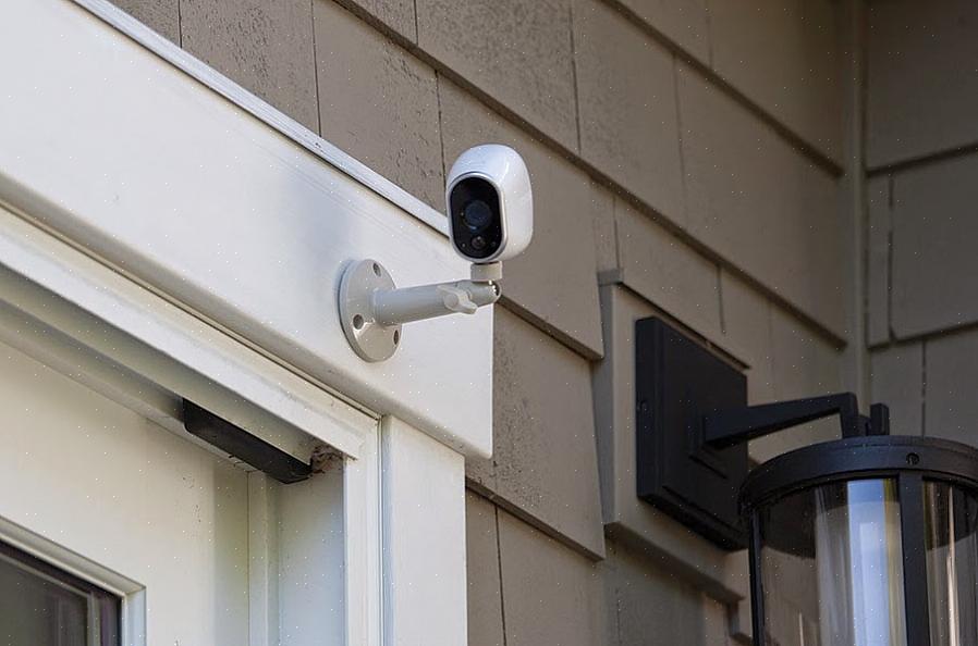 Se você for monitorar sua câmera de segurança usando a Internet