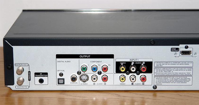 Use para conectar a unidade de DVD (DVR) à HDTV