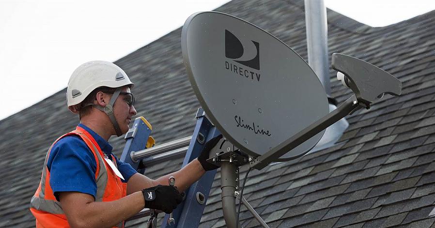 Estas são as instruções que você pode seguir ao conectar sua antena DirecTV