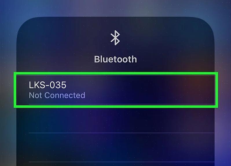 Ligue seu dispositivo Bluetooth