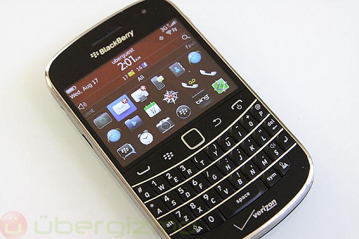 Você pode usar o Blackberry sem a ajuda do trackball