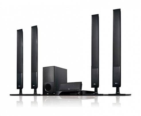 Um 5,1 Home Theatre System começa com o posicionamento do aparelho de televisão