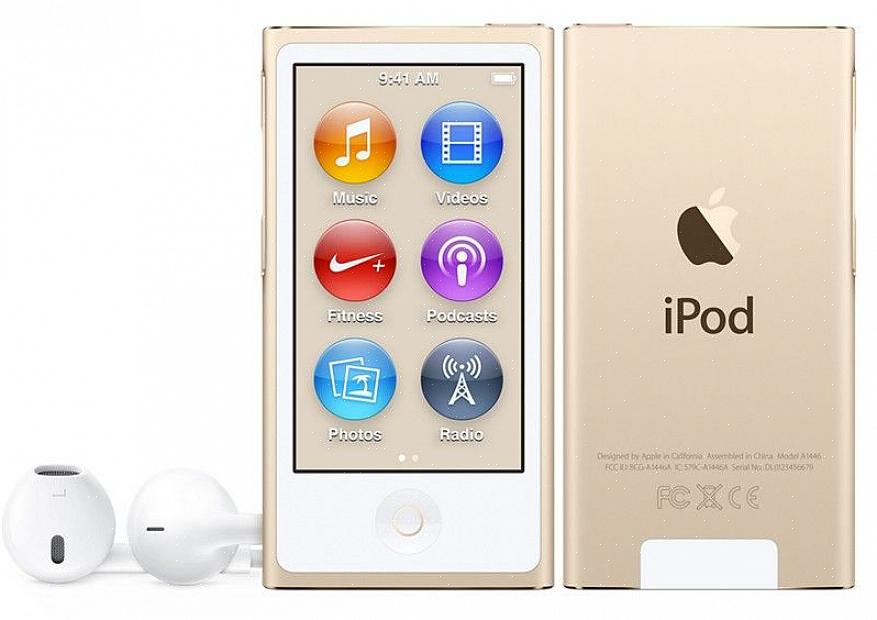 Esta geração de iPods vem em três sabores diferentes