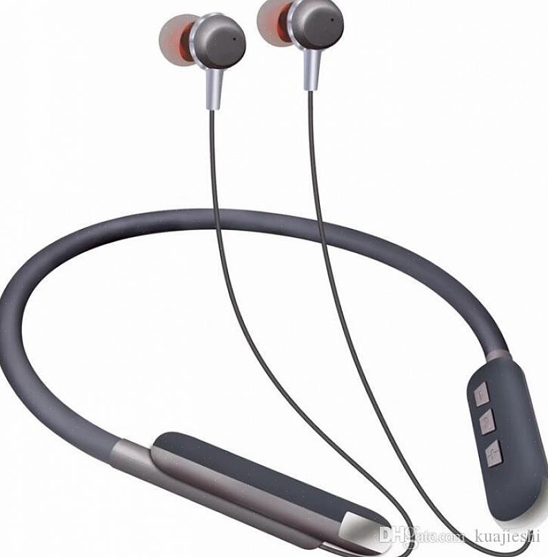 O fone de ouvido Bluetooth geralmente possui teclas de volume