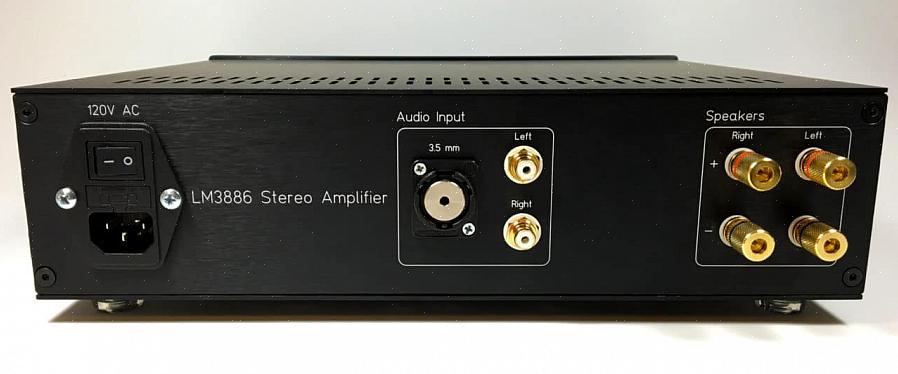 Use fios de alto-falante de 16 calibres para conectar o alto-falante ao Pre Amp
